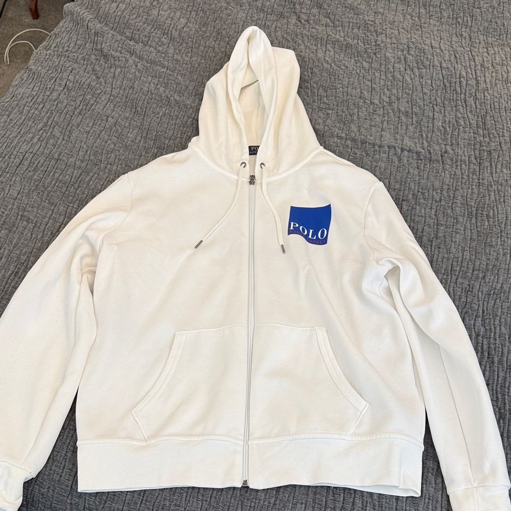 Ralph Lauren White Garment with Blue Label